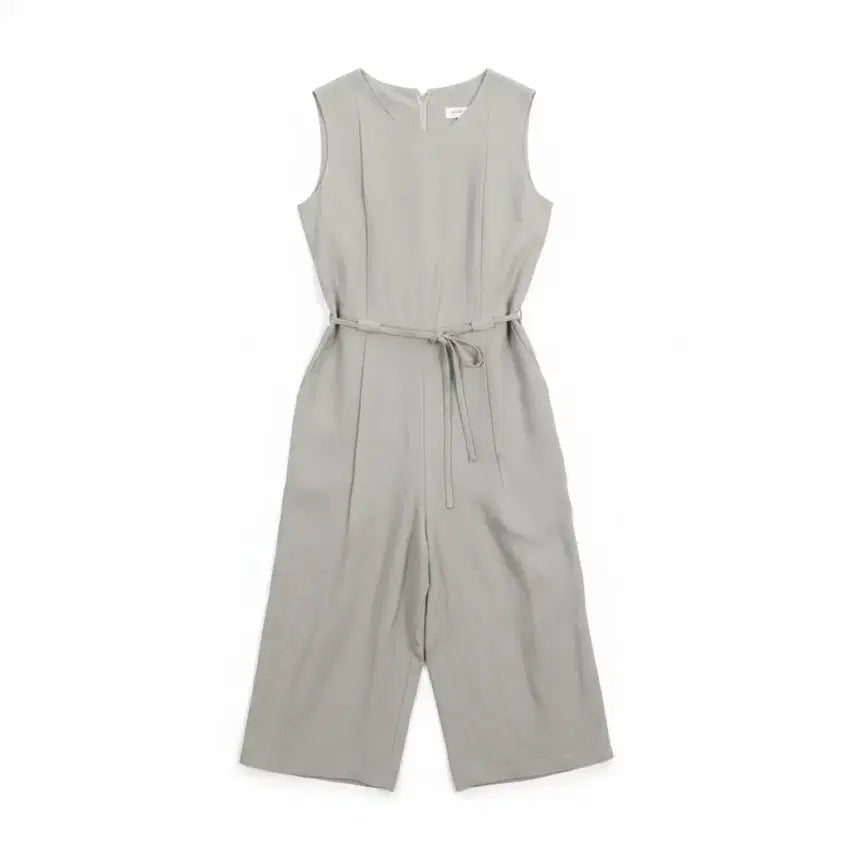 [BUNJANG] Moirae Sleeveless Jumpsuit with Waist Tie (Women&