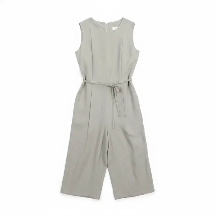 [BUNJANG] Moirae Sleeveless Jumpsuit with Waist Tie (Women&