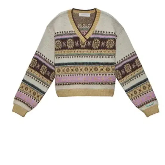 [BUNJANG] Instantfunk Jacquard Wool Knit / 인스턴트펑크 자카드 울 니트