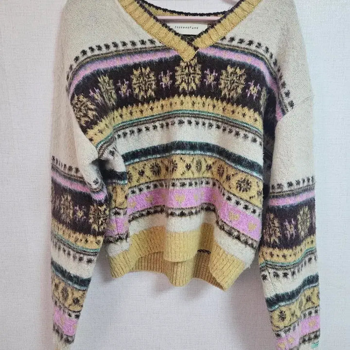 [BUNJANG] Instantfunk Jacquard Wool Knit / 인스턴트펑크 자카드 울 니트