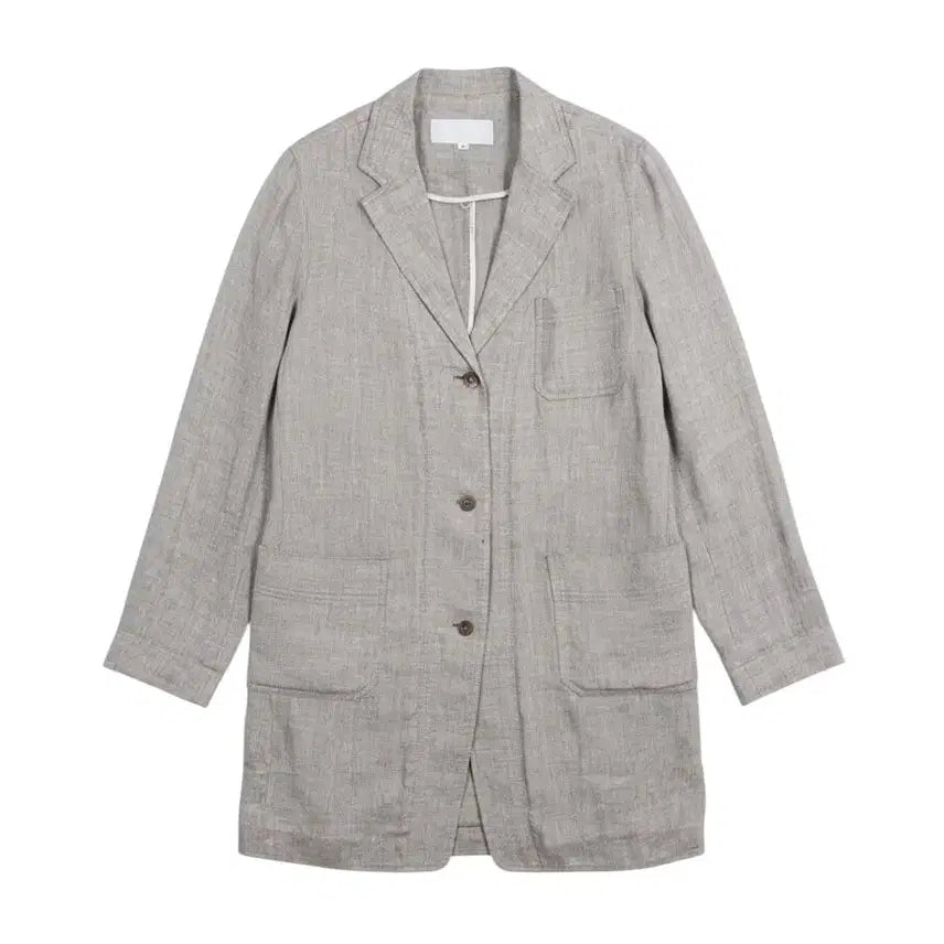 [BUNJANG] Lusso 100% Linen Three-Button Jacket / 여성8 / 루쏘 린넨100 쓰리버튼 자켓GR 35-41