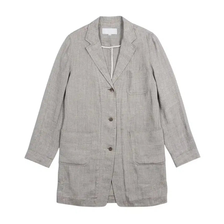 [BUNJANG] Lusso 100% Linen Three-Button Jacket / 여성8 / 루쏘 린넨100 쓰리버튼 자켓GR 35-41