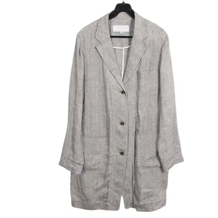 [BUNJANG] Lusso 100% Linen Three-Button Jacket / 여성8 / 루쏘 린넨100 쓰리버튼 자켓GR 35-41