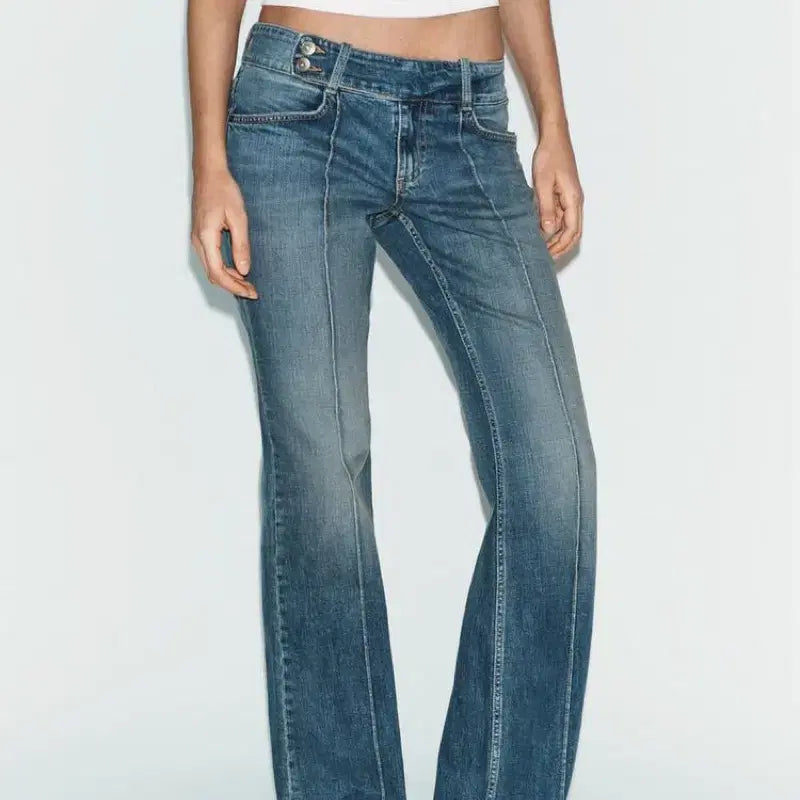 [BUNJANG] ZARA TRF Bootcut Low-Rise Jeans / 자라 JEANS TRF BOOTCUT 로우라이즈 5762/012/400