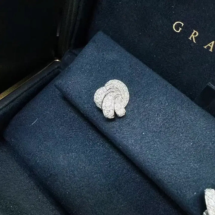 [BUNJANG] GRAFF Diamond Earrings (Pair) / GRAFF 다이아몬드 귀걸이 한쌍