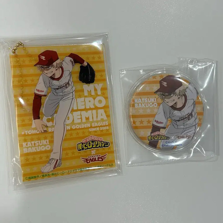 [BUNJANG] My Hero Academia Boku no Hero Academia Bakugo Eagles Baseball Collaboration Acrylic Keychain Badge / 히로아카 나히아 바쿠고 이글스 야구 콜라보 뱃지 아크릴 키링