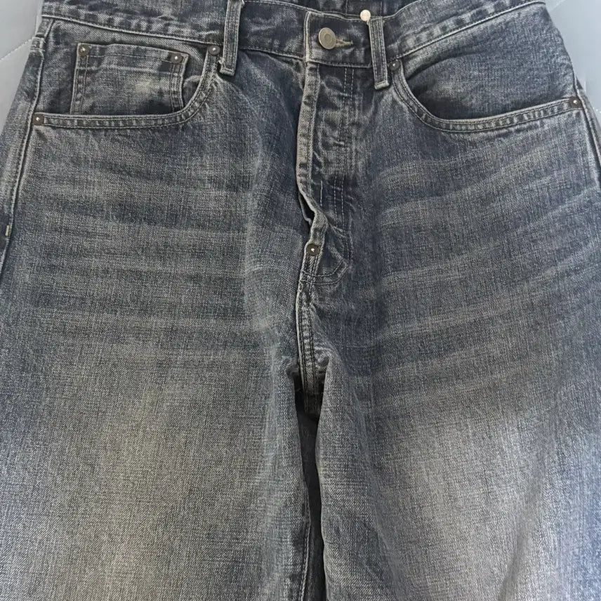 [BUNJANG] Behave 523L Washed Blue Denim Pants / 비헤비어 523L 데님팬츠