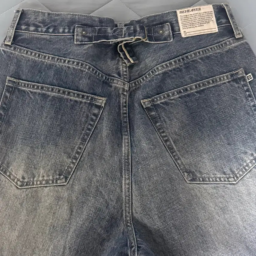 [BUNJANG] Behave 523L Washed Blue Denim Pants / 비헤비어 523L 데님팬츠