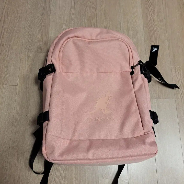 [BUNJANG] Kangol Canvas Backpack Pink / 캉골 캔버스 백팩 핑크색