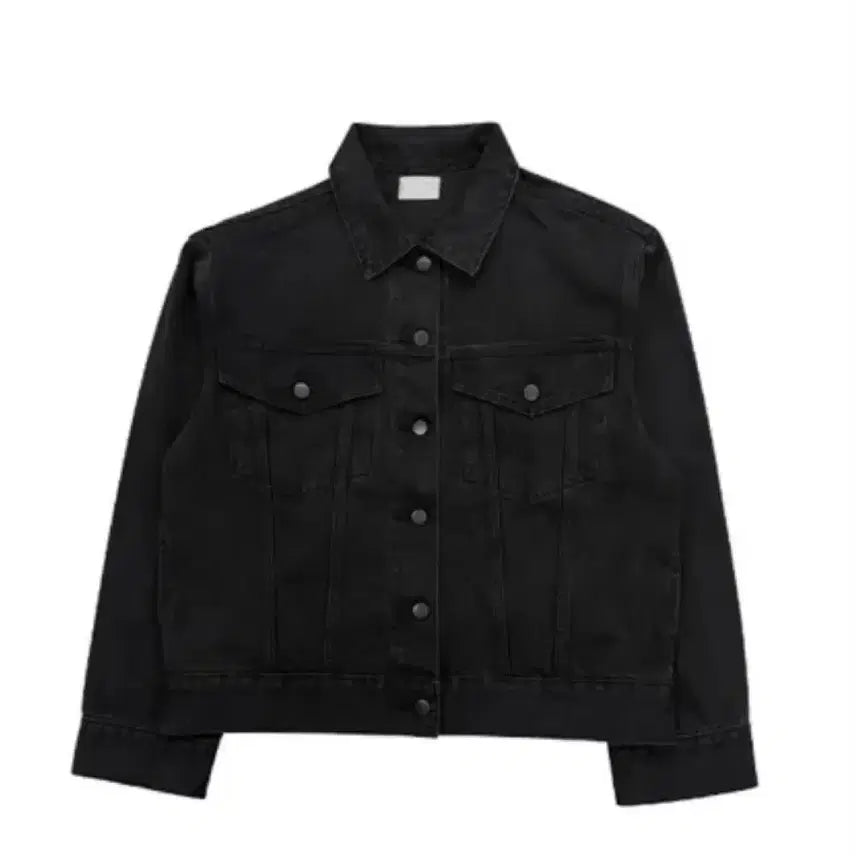 [BUNJANG] Urbanunique Oversized Black Denim Jacket / 어반유니크 오버핏 블랙 데님 자켓