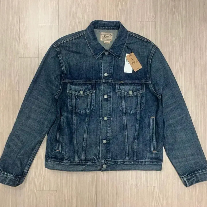 [BUNJANG] Polo Ralph Lauren Faded Denim Trucker Jacket XL / 폴로 랄프로렌 데님 자켓 청자켓 XL