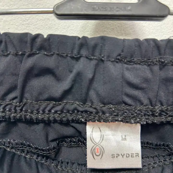 [BUNJANG] Spider Black 7-Part Workout Pants M / 스파이더 검정색 7부 운동 바지 M