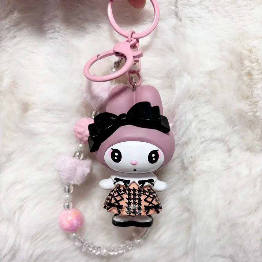 [BUNJANG] Sanrio My Melody Pom Pom Keyring / 산리오 마이멜로디 키링