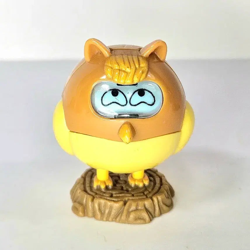 [BUNJANG] Eggmong Character Rotating Owl Figurine / 초코식완 [에그몽] 표정변환 부엉이
