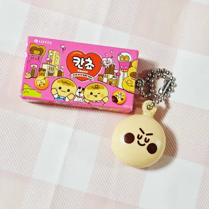 [BUNJANG] Lotte Kancho Miniature Squishy Keyring / 롯데 칸쵸 미니어처 스퀴시 키링