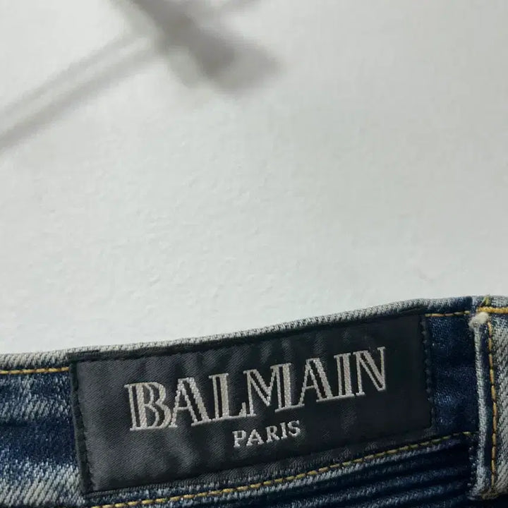 [BUNJANG] Balmain Biker Style Denim Jeans / 발망 바이커 스타일 데님 청바지  25/26