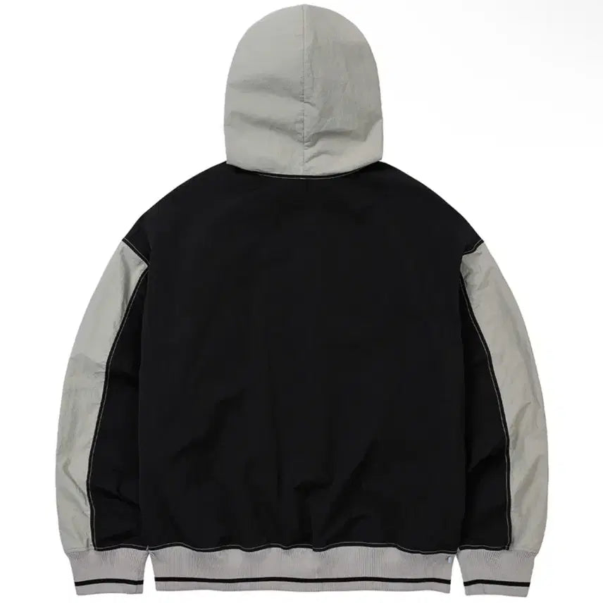 [BUNJANG] AJO BY AJO Total Logo Nylon Hoodie L / 아조바이아조 토탈로고 나일론후드L