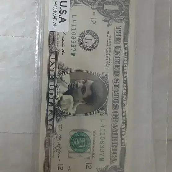 [BUNJANG] Muhammad Ali Commemorative $1 Bill / 무하마드 알리 1달러 지폐