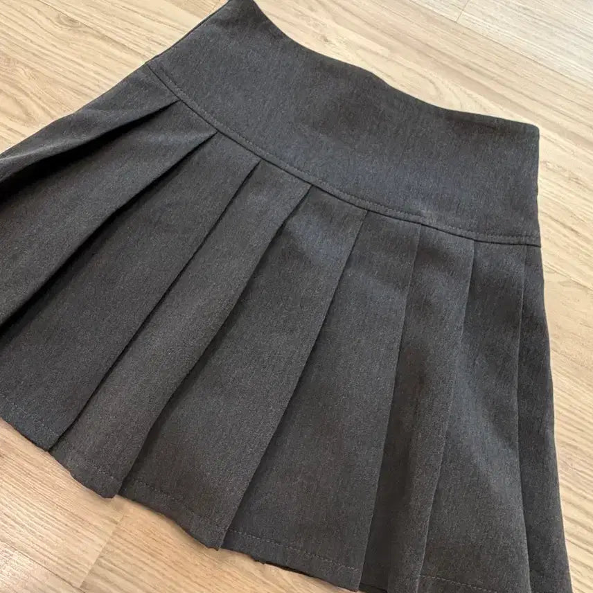 [BUNJANG] Pleated Tennis Skirt Grey / 플리츠 스커트 그레이 회색 교복 치마 테니스 스커트