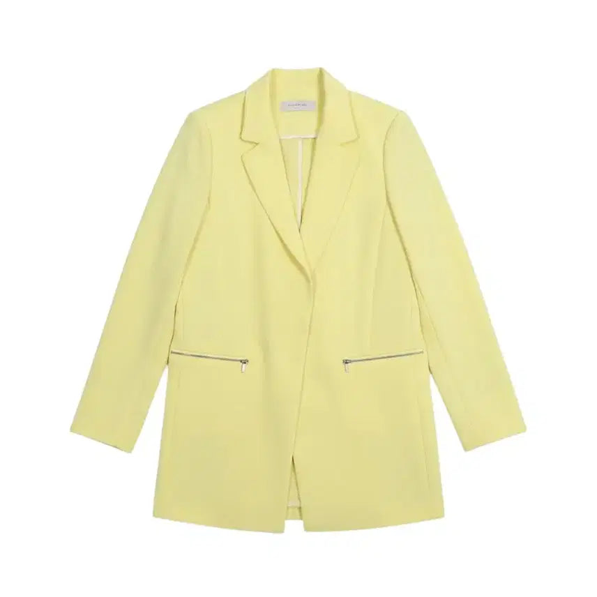 [BUNJANG] Kenneth Lady Zipper Pocket Detail Jacket / 여성38 / 케네스레이디 지퍼포켓 디테일 자켓YE 35-42