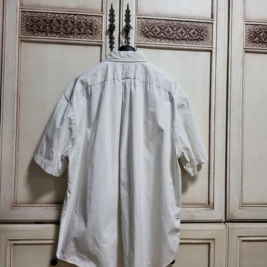 [SOLD OUT] 폴로 랄프로렌 반팔셔츠 남방 크림화이트 빅사이즈 클래식핏 xxl 2xl