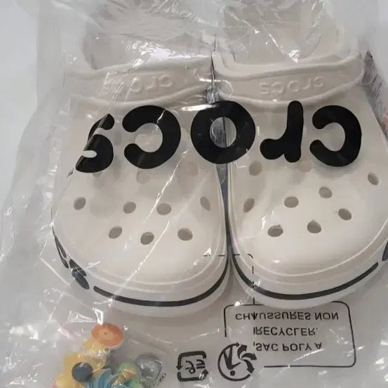 [BUNJANG] Crocs Baya Band Clog White M6W8 250mm / (택배포함) 새상품  크록스바야밴드흰색 M6W8 250mm