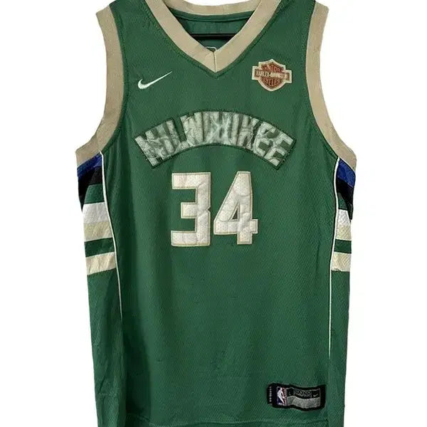 [BUNJANG] Nike Milwaukee Giannis Antetokounmpo Swingman Jersey / [L] NIKE 나이키 밀워키 아데토군보 스윙맨저지