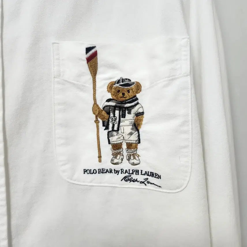 [BUNJANG] Polo Ralph Lauren Polo Bear Shirt / 폴로 랄프로렌 폴로베어 셔츠