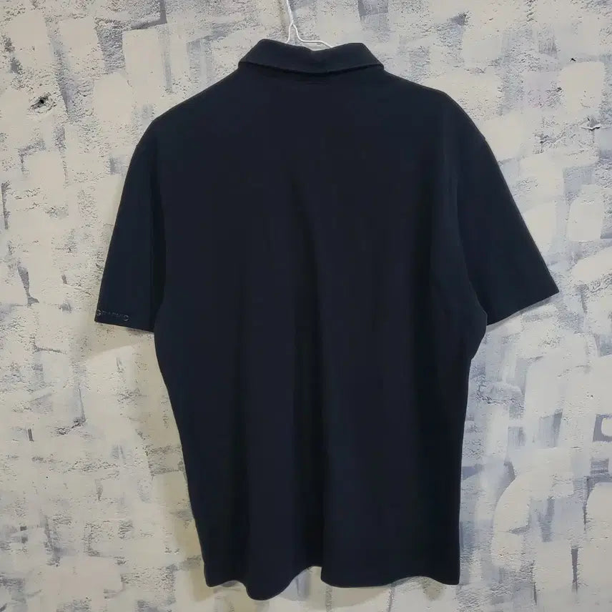 [BUNJANG] National Geographic Black Short Sleeve Polo Shirt XL / 내셔널지오그래픽 블랙 반팔 폴로티셔츠 XL