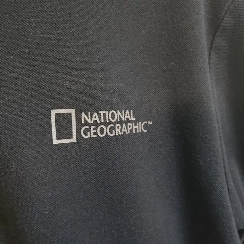 [BUNJANG] National Geographic Black Short Sleeve Polo Shirt XL / 내셔널지오그래픽 블랙 반팔 폴로티셔츠 XL