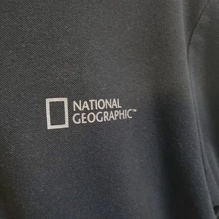 [BUNJANG] National Geographic Black Short Sleeve Polo Shirt XL / 내셔널지오그래픽 블랙 반팔 폴로티셔츠 XL