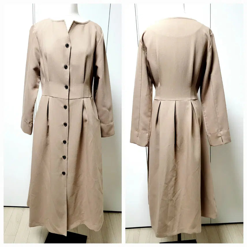 [BUNJANG] Urban Chic Beige Long Dress (Size 66) / Urban Chic 베이지 원피스  (66) 거의새거