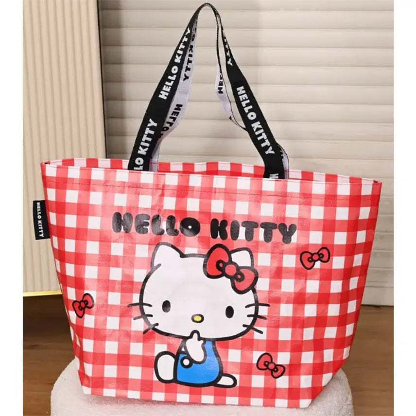 [BUNJANG] Sanrio Hello Kitty Tarpaulin Tote Bag / 키티 타포린백