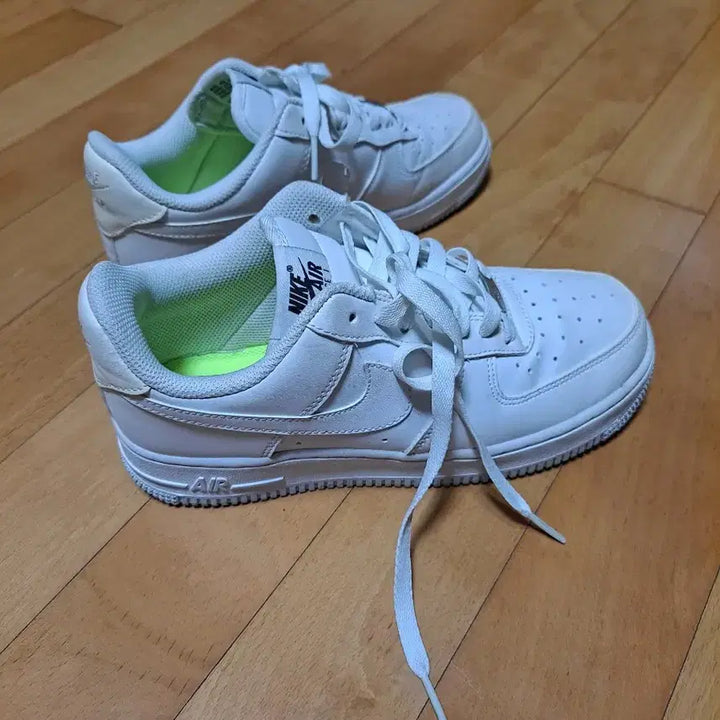 [BUNJANG] Nike Air Force 1 Low White Sneakers / 나이키 에어포스1 올백 운동화
