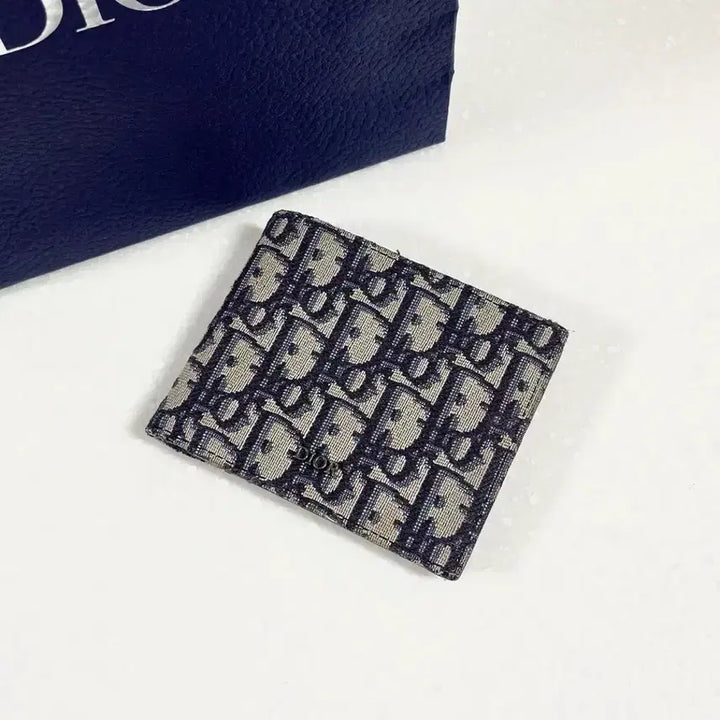 [BUNJANG] Dior Oblique Bifold Wallet Beige / 디올 오블리크 반지갑 베이지