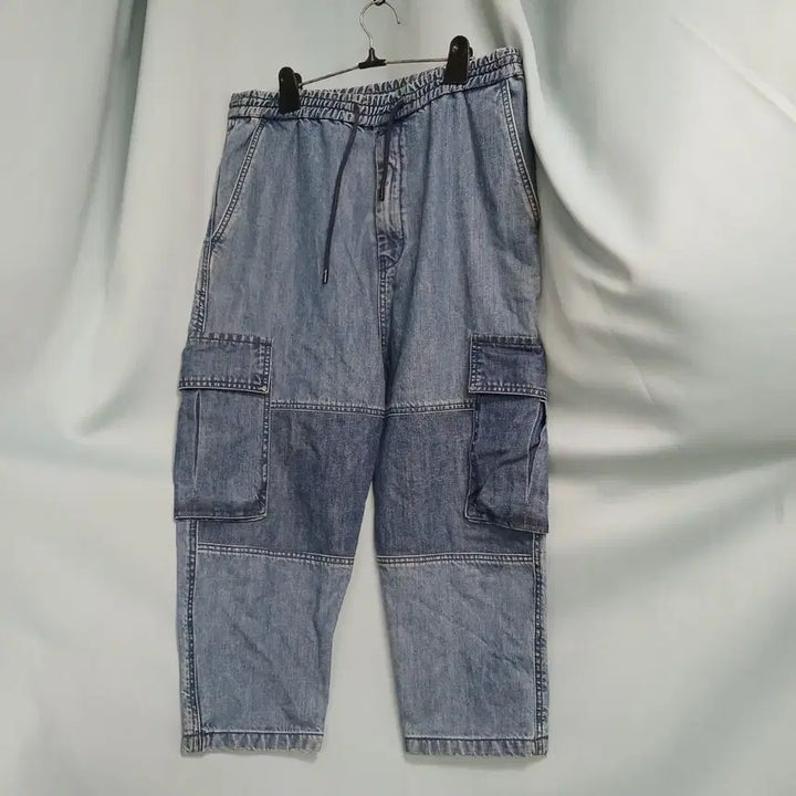 [BUNJANG] Juun.J Cargo Detail Denim Jeans / 준지 청바지 44