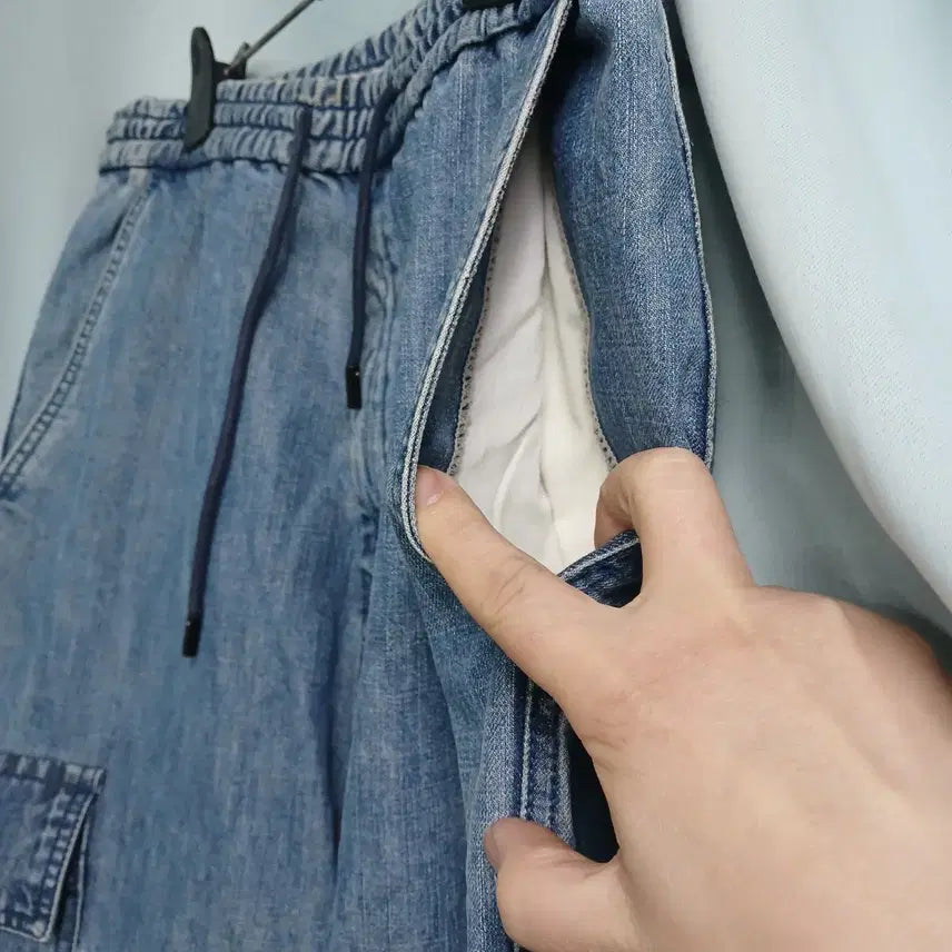 [BUNJANG] Juun.J Cargo Detail Denim Jeans / 준지 청바지 44