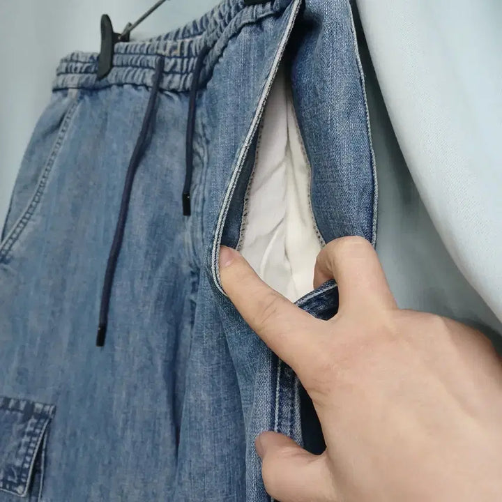 [BUNJANG] Juun.J Cargo Detail Denim Jeans / 준지 청바지 44