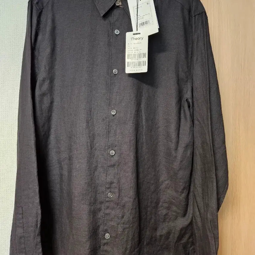 [BUNJANG] Theory Linen Shirt Black M / 띠어리 린넨 셔츠(검정색, M)