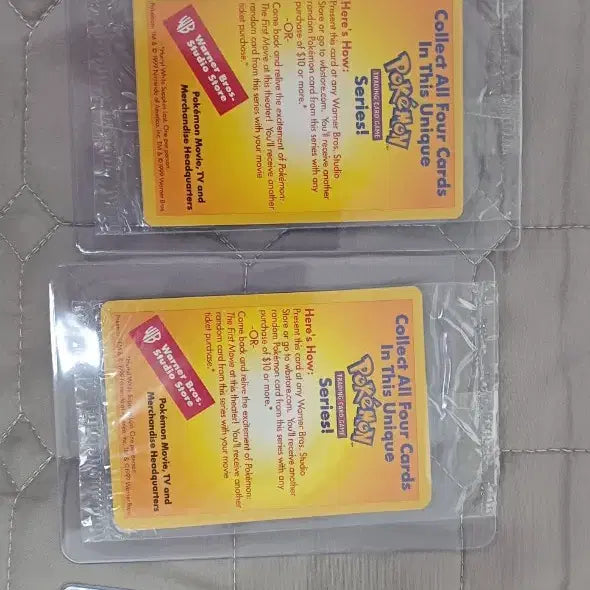 [BUNJANG] 1999 North American Promo Dragonite Unsealed / 1999년 북미판 프로모 피카츄 뮤츠 에레브 망나뇽 미개봉 팝니다