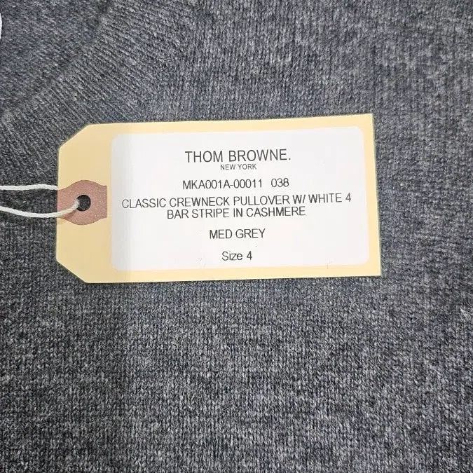 [BUNJANG] Thom Browne 100% Cashmere Sweater Size 4 / 톰브라운 캐시미어100 ~4사이즈