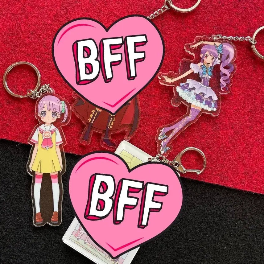 [BUNJANG] PriPara Shion &amp; Noel Acrylic Keychain Split Set / 프리파라 쥬논,논 아크릴 키링 분철합니다! 공구 판매 트라이앵글