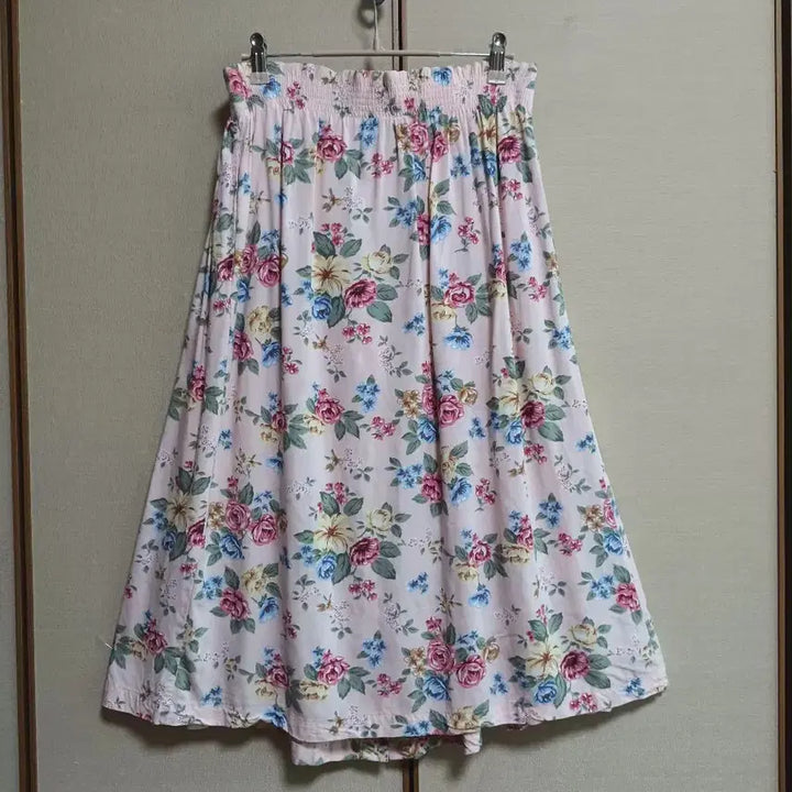 [BUNJANG] New Look Flower Pattern Long Skirt / New Look 플라워패턴 롱스커트
