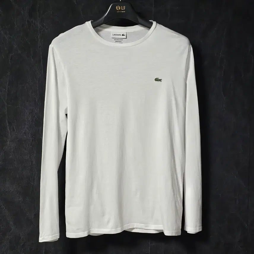 [BUNJANG] Lacoste White Summer Long Sleeve T-Shirt Men&