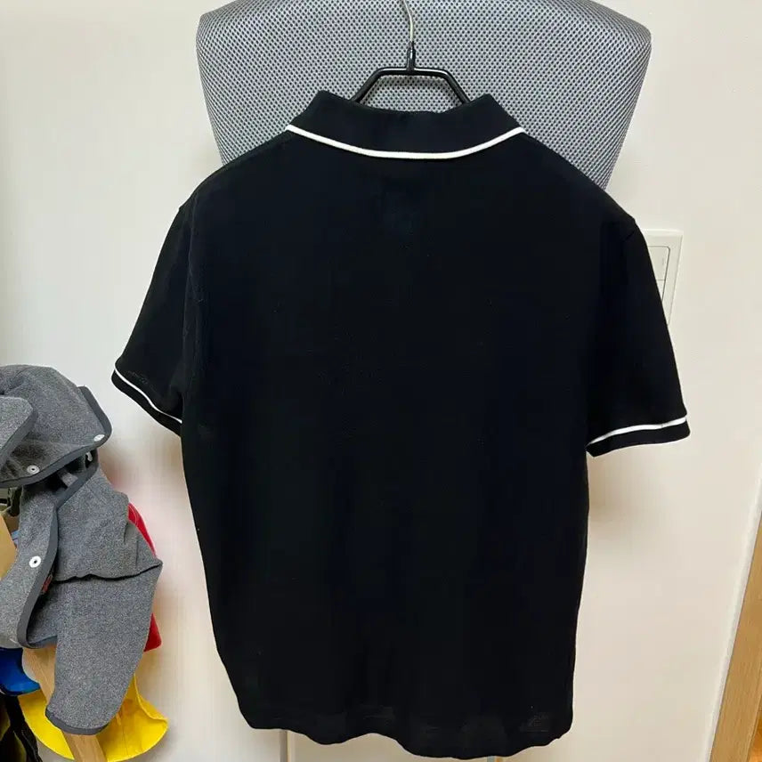 [BUNJANG] Celine Short Sleeve Polo Shirt Black White Line / (상태좋음) 셀린느 반팔티셔츠 백화점판