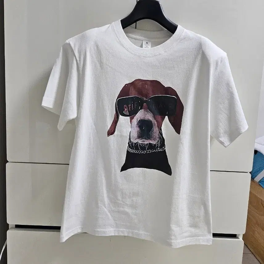 [BUNJANG] White Graphic T-Shirt / 힙한 반팔티셔츠(새상품)