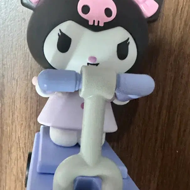 [BUNJANG] Kuromi Bicycle Figure (Unsealed) / 쿠로미 자전거 피규어
