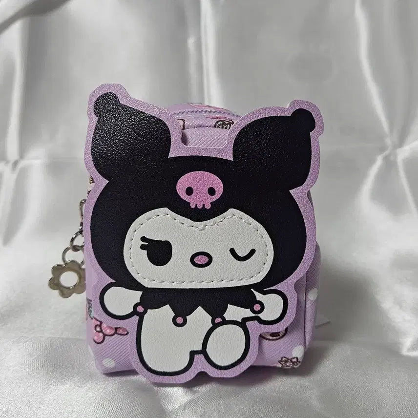 [BUNJANG] Sanrio Kuromi Mini Backpack Bag Doll Keychain / 산리오 쿠로미 미니 백팩 가방 인형 키링