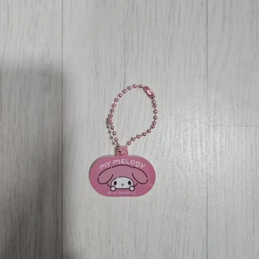 [BUNJANG] Sanrio My Melody Pink Acrylic Keyring / 산리오 마이멜로디 핑크 아크릴 키링