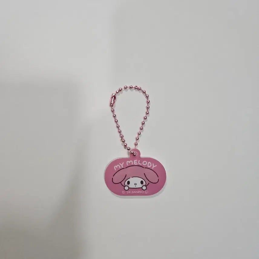 [BUNJANG] Sanrio My Melody Pink Acrylic Keyring / 산리오 마이멜로디 핑크 아크릴 키링